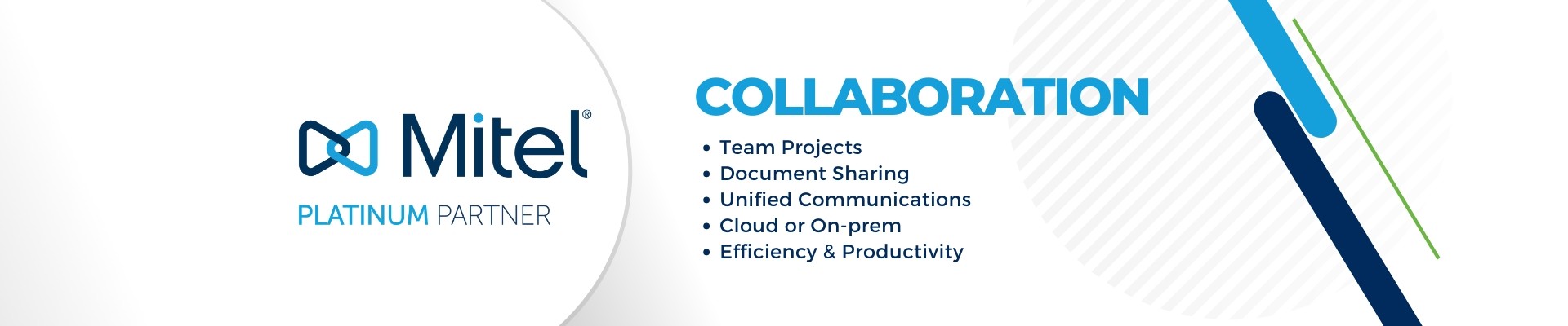 Mitel Collaboration slide